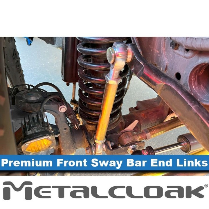 Front Sway Bar End Links 2.5-4.5" Lift Premium Metalcloak Jeep Wrangler JL2024