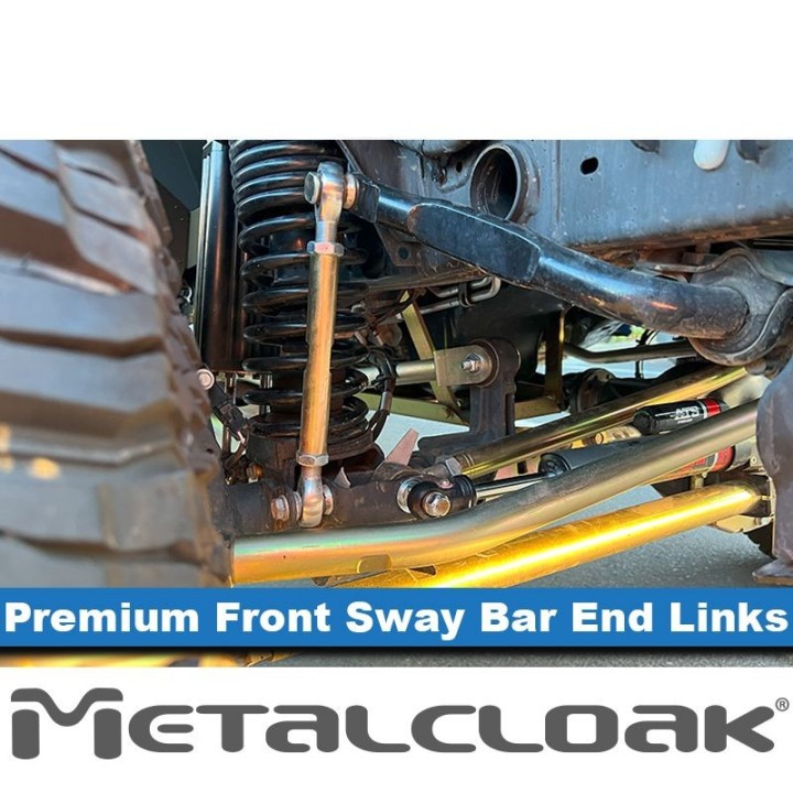 Front Sway Bar End Links 2.5-4.5" Lift Premium Metalcloak Jeep Wrangler JL2024