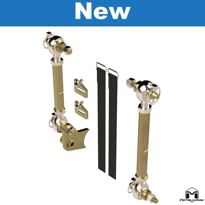 Front Sway Bar Disconnect Links Jeep Wrangler JL Gladiator 2018-2023 METALCLOAK