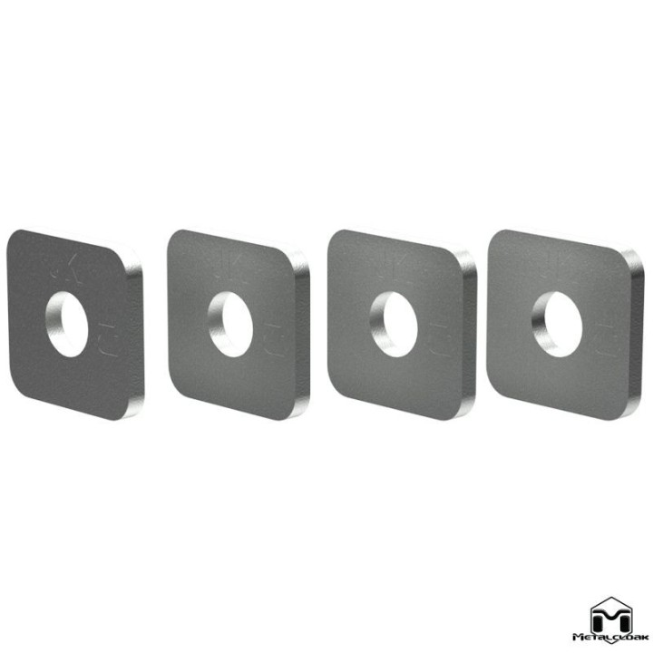 MetalCloak Cam Bolt Filler Plates, Jeep Wrangler JK and TJ/LJ