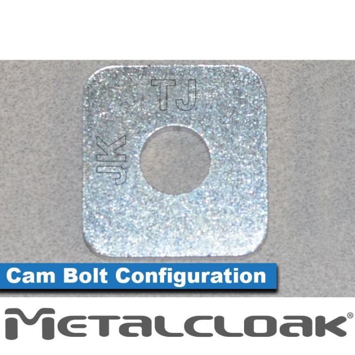 MetalCloak Cam Bolt Filler Plates, Jeep Wrangler JK and TJ/LJ