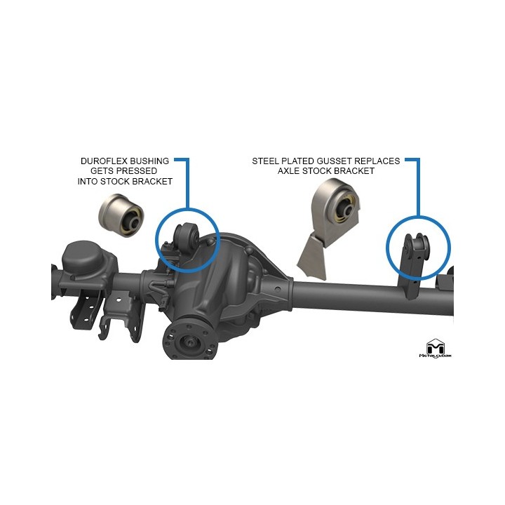 Front Upper Control Arm Bushings with Mounting | Metalcloak Jeep Wrangler JK