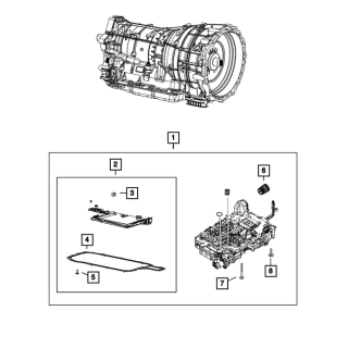 Transmission Filter for Jeep Wrangler JL 2.0 4xe Hybrid 68507897AA MOPAR