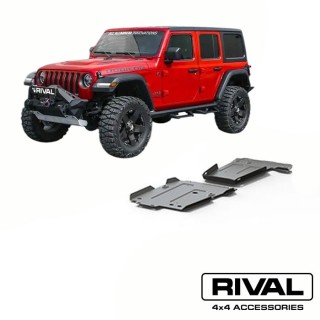 Underbody protection set for Jeep Wrangler JL up to 2021 2.0 3.6 2.2 RIVAL 4x4 Osłony i zderzaki