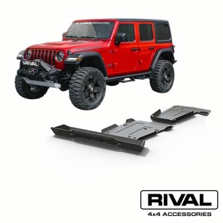 Underbody Protection Set for Jeep Wrangler Jl 2018-2021 RIVAL 4x4 Osłony i zderzaki