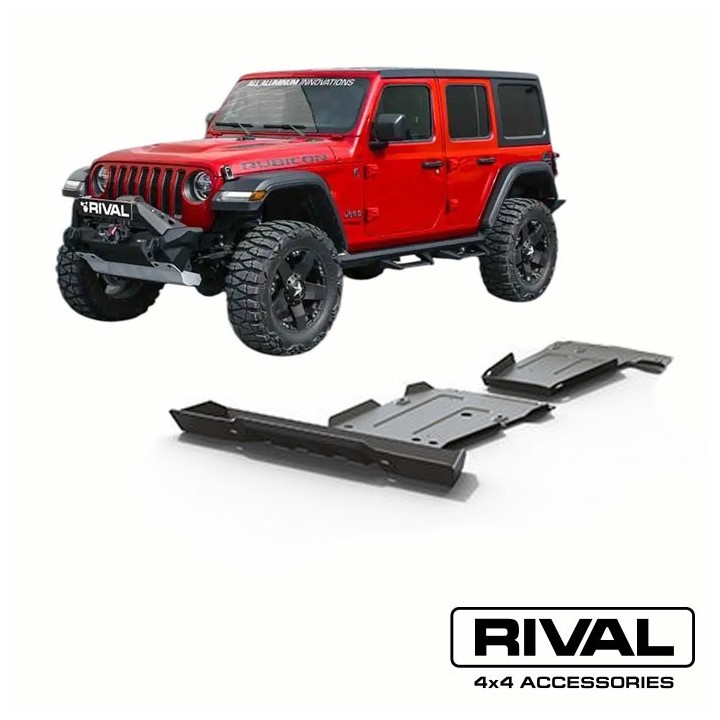Underbody Protection Set for Jeep Wrangler Jl 2018-2021 RIVAL 4x4 Osłony i zderzaki