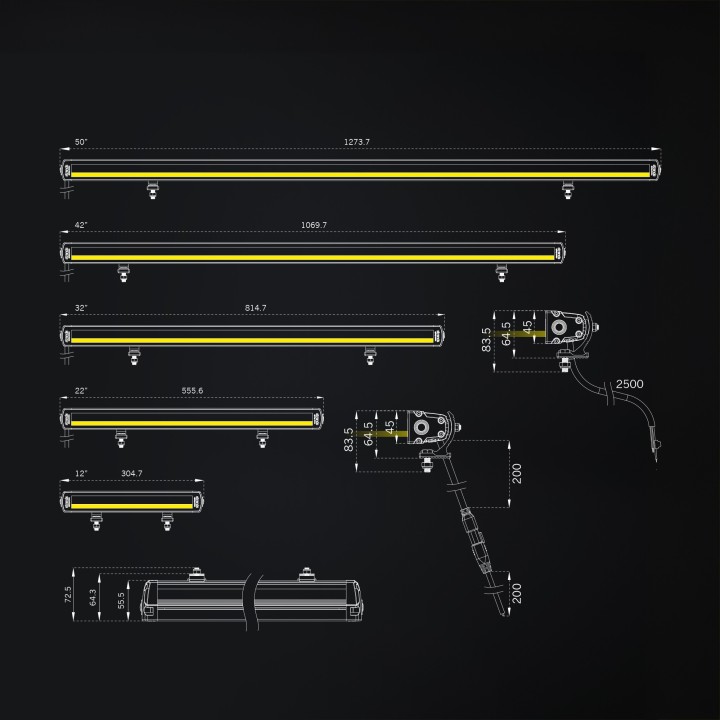 LED Light Bar Panels: Ledbar Strands SIBERIA XP SR 42" - Best Quality