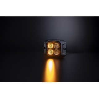 STRANDS LIGHTHEAD 4 LED, DUO COLOR WHITE  AMBER,10-32V DC, IP67
