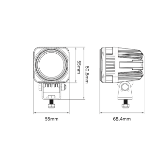 Strands Work Light 12W LED Work Lamp DT IP68