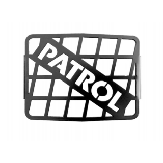 Metal snorkel grille with Patrol logo no.1