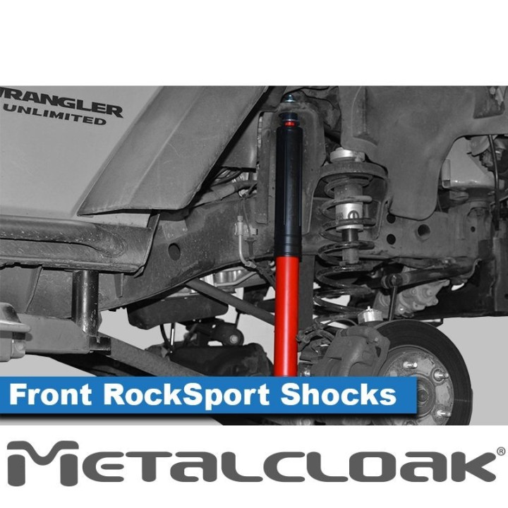 RockSport RED Long Travel Shock, JK Wrangler, Front, Pair METALCLOAK - view 4