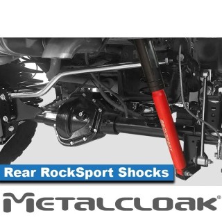 RockSport RED Long Travel Shock, JK Wrangler, Rear, Pair