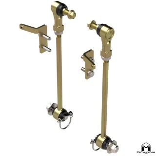 JK Wrangler Sway Bar Quick Disconnect, 12.25" METALCLOAK