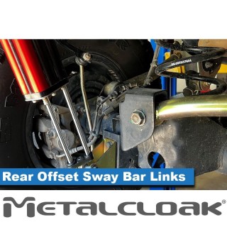 JL Wrangler Rear Offset Sway Bar Links, 12" METALCLOAK - view 2