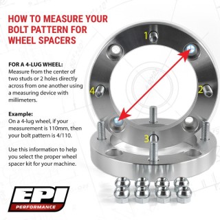 WHEEL SPACER 1" - 4/137 (10MM STUD 1.25 THREAD) - EPIWS015 - view 2