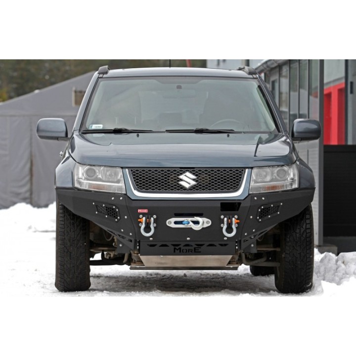 Zestaw aluminiowych osłon podwozia MorE 4x4 - Suzuki Grand Vitara 2 05-08 - do zderzaka Z024