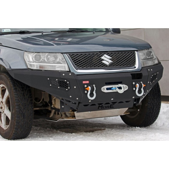 Zestaw aluminiowych osłon podwozia MorE 4x4 - Suzuki Grand Vitara 2 05-08 - do zderzaka Z024