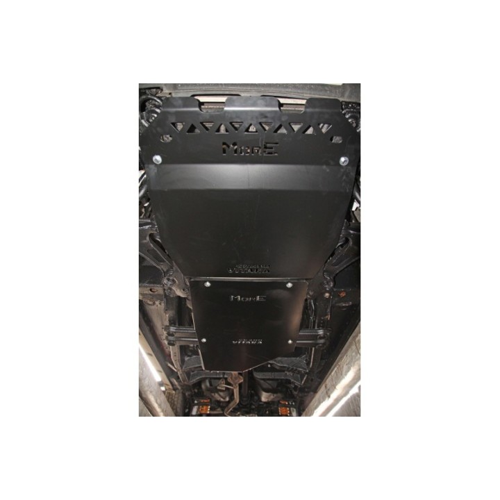 Zestaw aluminiowych osłon podwozia MorE 4x4 - Suzuki Grand Vitara 2 05-08 - do zderzaka Z024