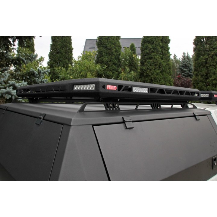 Bagażnik dachowy na hardtop pickup'a 120x120cm - More 4x4 Mark II