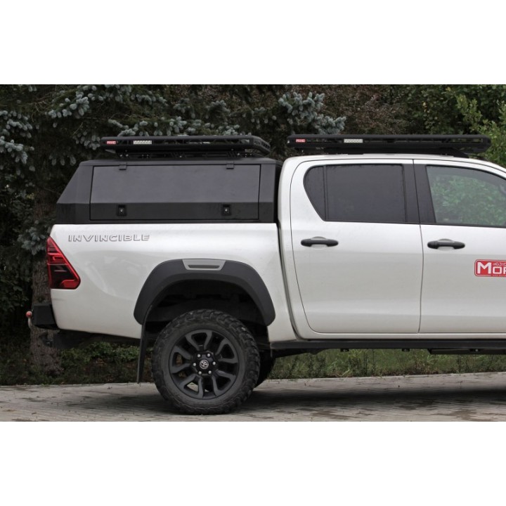 Bagażnik dachowy na hardtop pickup'a 120x120cm - More 4x4 Mark II
