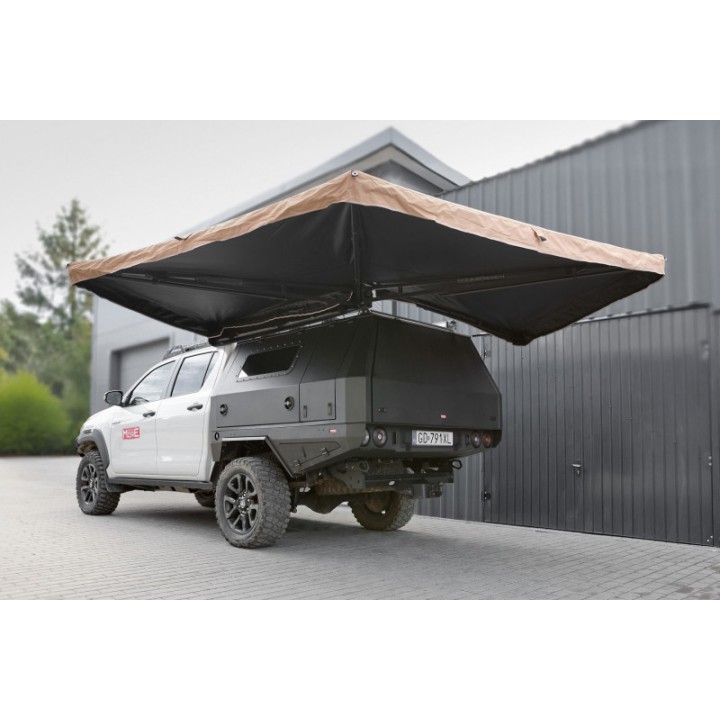 Markiza samochodowa Batwing 270° 2m - zadaszenie boczne More 4x4