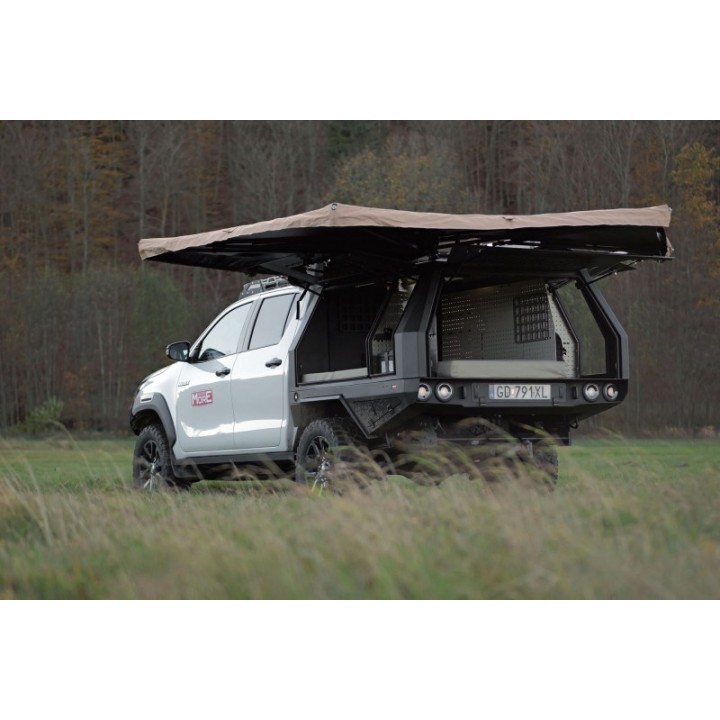 Markiza samochodowa Batwing 270° 2m - zadaszenie boczne More 4x4