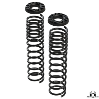 JK Wrangler Coils, 4-Door 4.5", 2-Door 5.5" True Dual Rate Coils, Front METALCLOAK