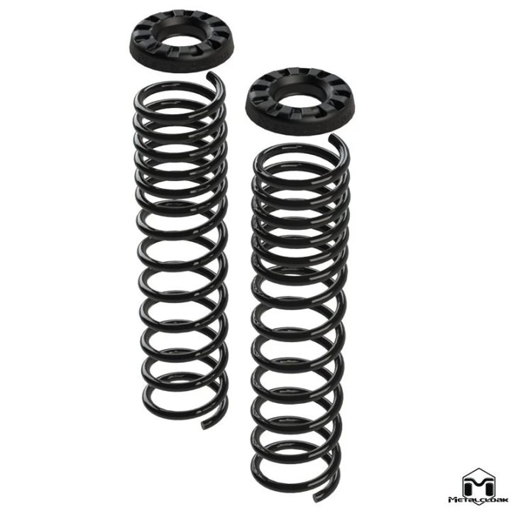 JK Wrangler Coils, 4-Door 4.5", 2-Door 5.5" True Dual Rate Coils, Front METALCLOAK