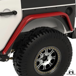 Overline Hi-Clearance Dovetailed & Removable Rear Flare, Narrow Edition, Pair, JK METALCLOAK - view 2