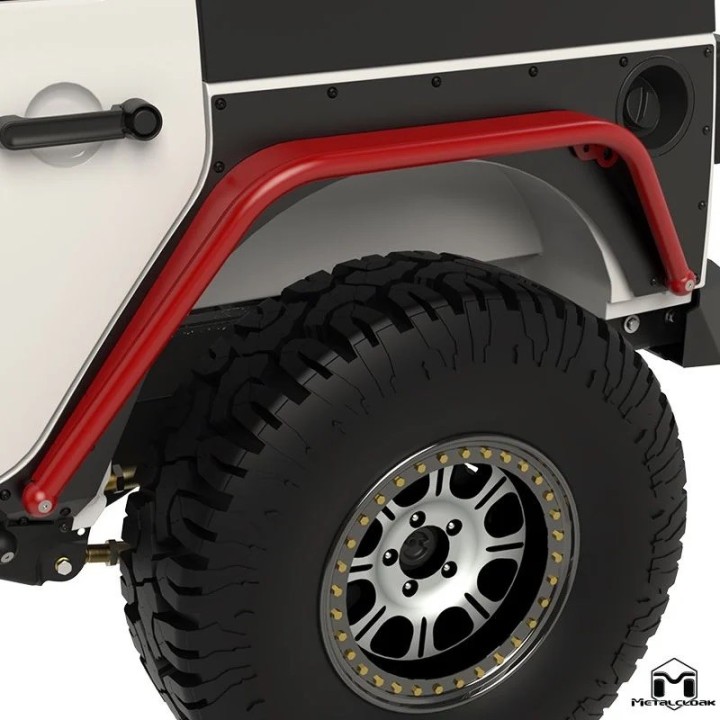 Overline Hi-Clearance Dovetailed & Removable Rear Flare, Narrow Edition, Pair, JK
