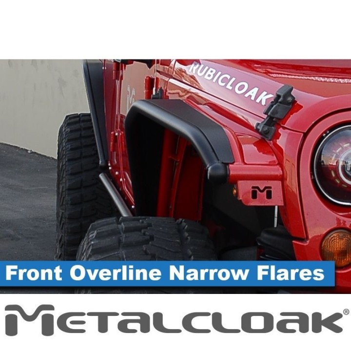 Overline Hi-Clearance Quick-Release Front Flare, Narrow Edition, Pair, JK METALCLOAK - view 9