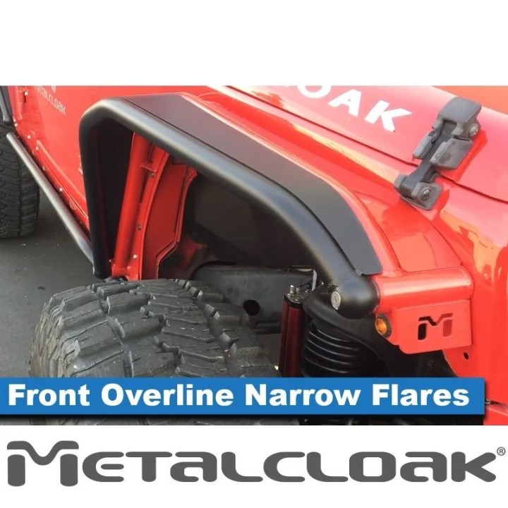 Overline Hi-Clearance Quick-Release Front Flare, Narrow Edition, Pair, JK METALCLOAK - view 10