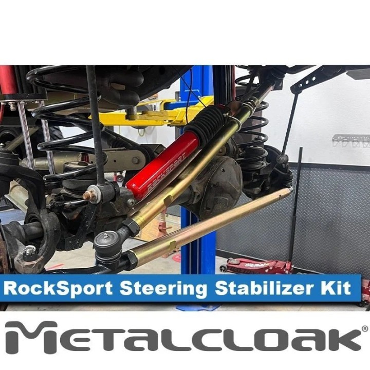 RockSport RED Steering Stabilizer for Wrangler TJ – MetalCloak | Szekla4x4