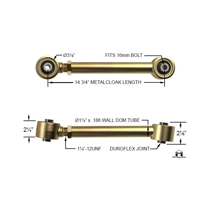 Bronco 6G Rear Upper Duroflex Control Arms