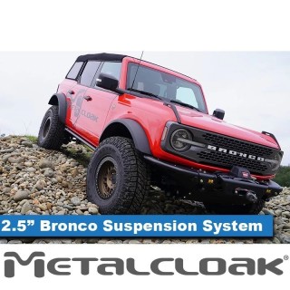 Bronco 6G 2.5" Game-Changer Suspension & Lift Kit, No Shock Edition
