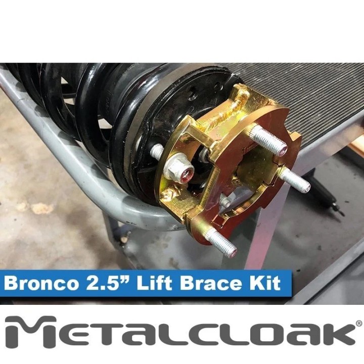 Bronco 6G 2.5" Game-Changer Suspension & Lift Kit, No Shock Edition