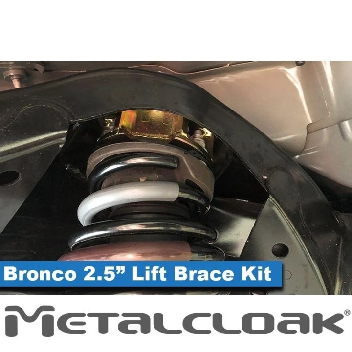 Bronco 6G 2.5" Game-Changer Suspension & Lift Kit, No Shock Edition