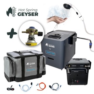 Portable Gas-Powered Tankless Water Heater with Shower