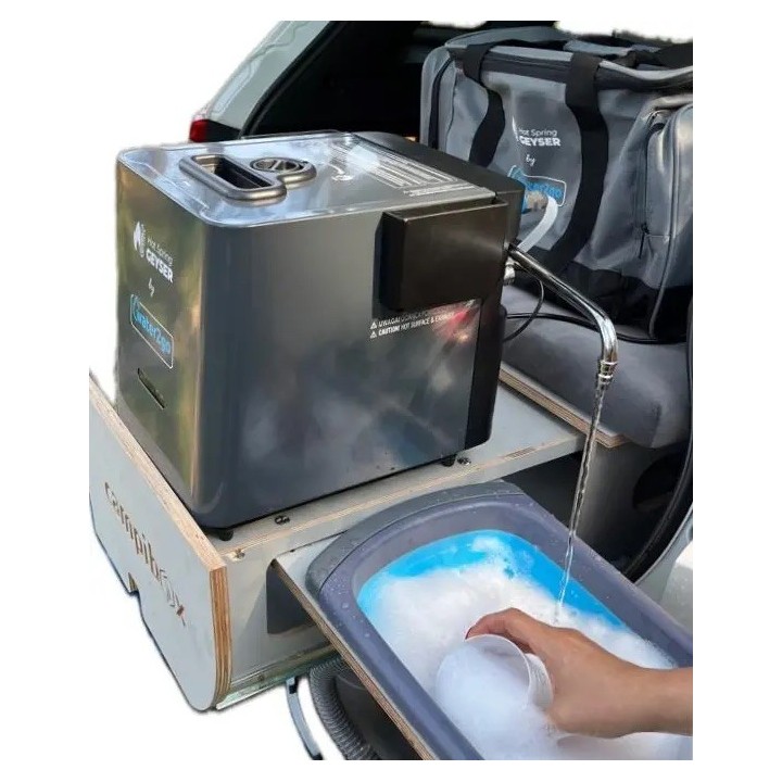 Portable Gas-Powered Tankless Water Heater with Shower