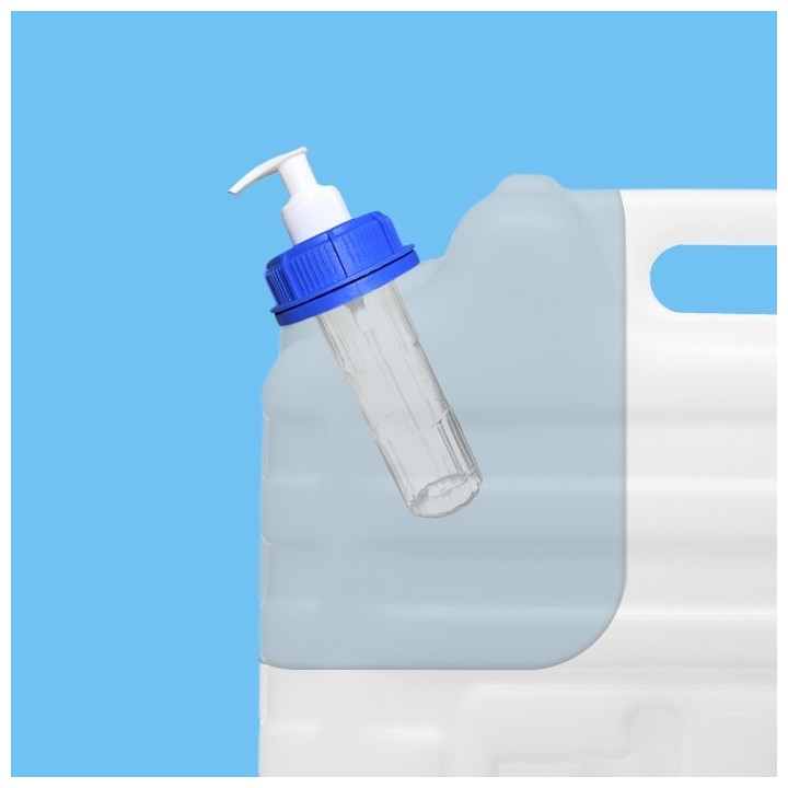 Soap Dispenser for Canister 150 ml SimplyCan DIN61 Blue