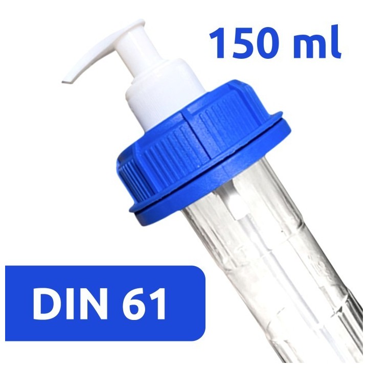 Soap Dispenser for Canister 150 ml SimplyCan DIN61 Blue