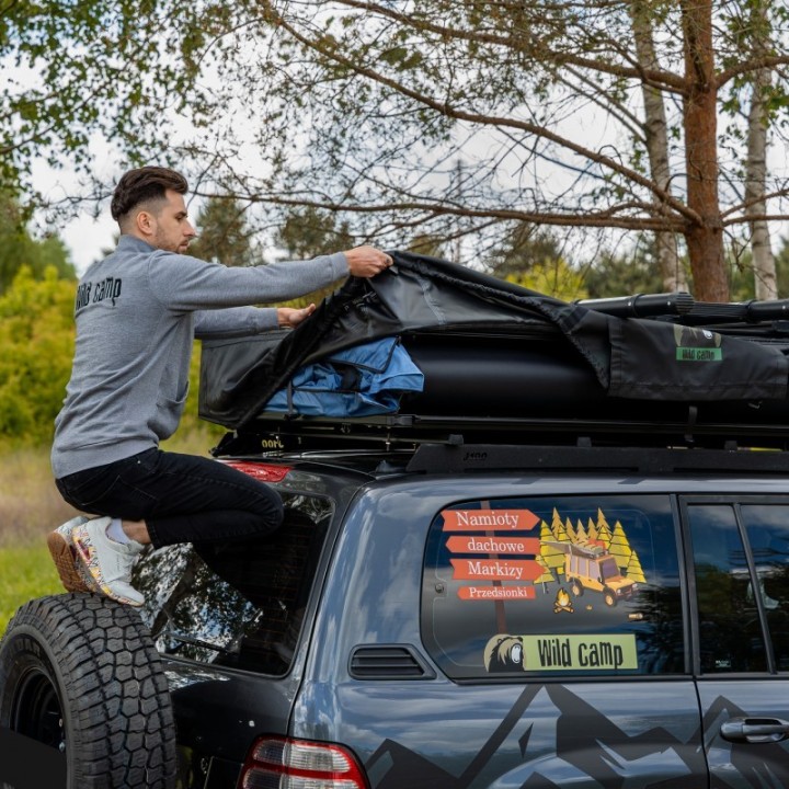 Wild Camp Niagara II 180 Roof Top Tent, Blue | Szekla4x4