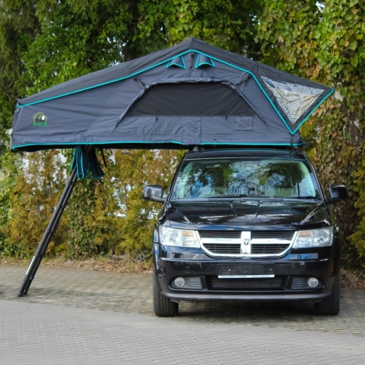 Namiot dachowy Wild Camp Missisipi II 160 DAY&NIGHT grafitowy - ujęcie 6