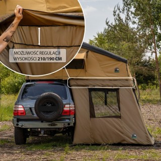 Wild Camp Hudson 180 roof top tent annex, Military - view 2