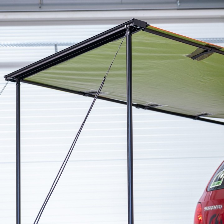 Wild Camp 1.25x2 m Roof Rack Awning, Green | Szekla4x4