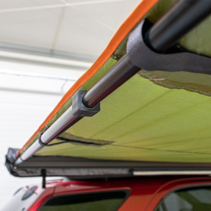 Wild Camp 1.25x2 m Roof Rack Awning, Green | Szekla4x4