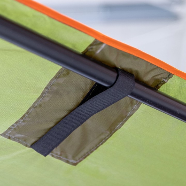 Wild Camp 1.25x2 m Roof Rack Awning, Green | Szekla4x4