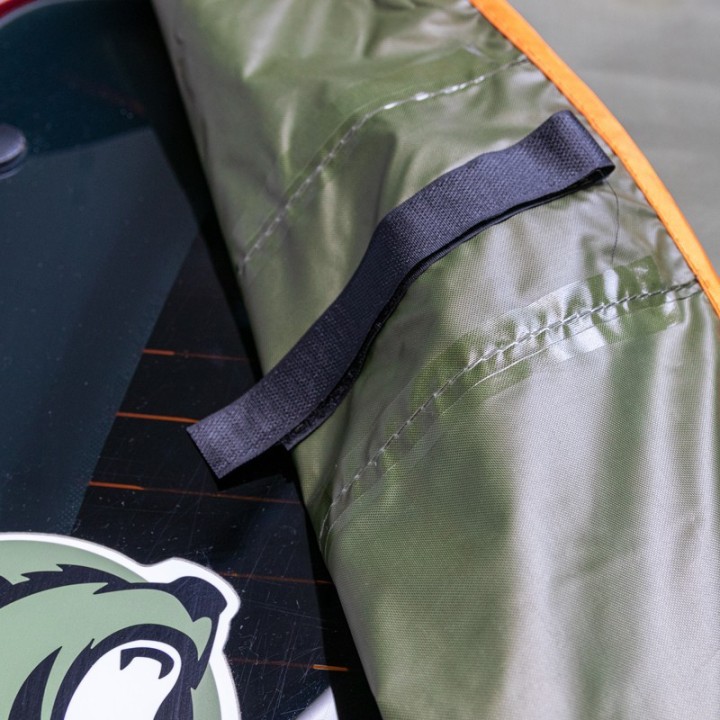 Wild Camp 1.25x2 m Roof Rack Awning, Green | Szekla4x4
