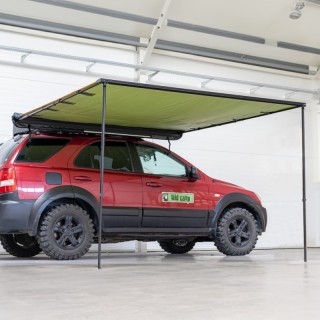 Wild Camp Vehicle Side Awning 2x2.5 m, Green | Szekla4x4
