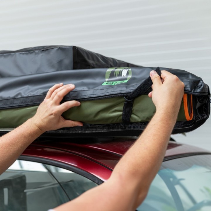Wild Camp Vehicle Side Awning 2x2.5 m, Green | Szekla4x4